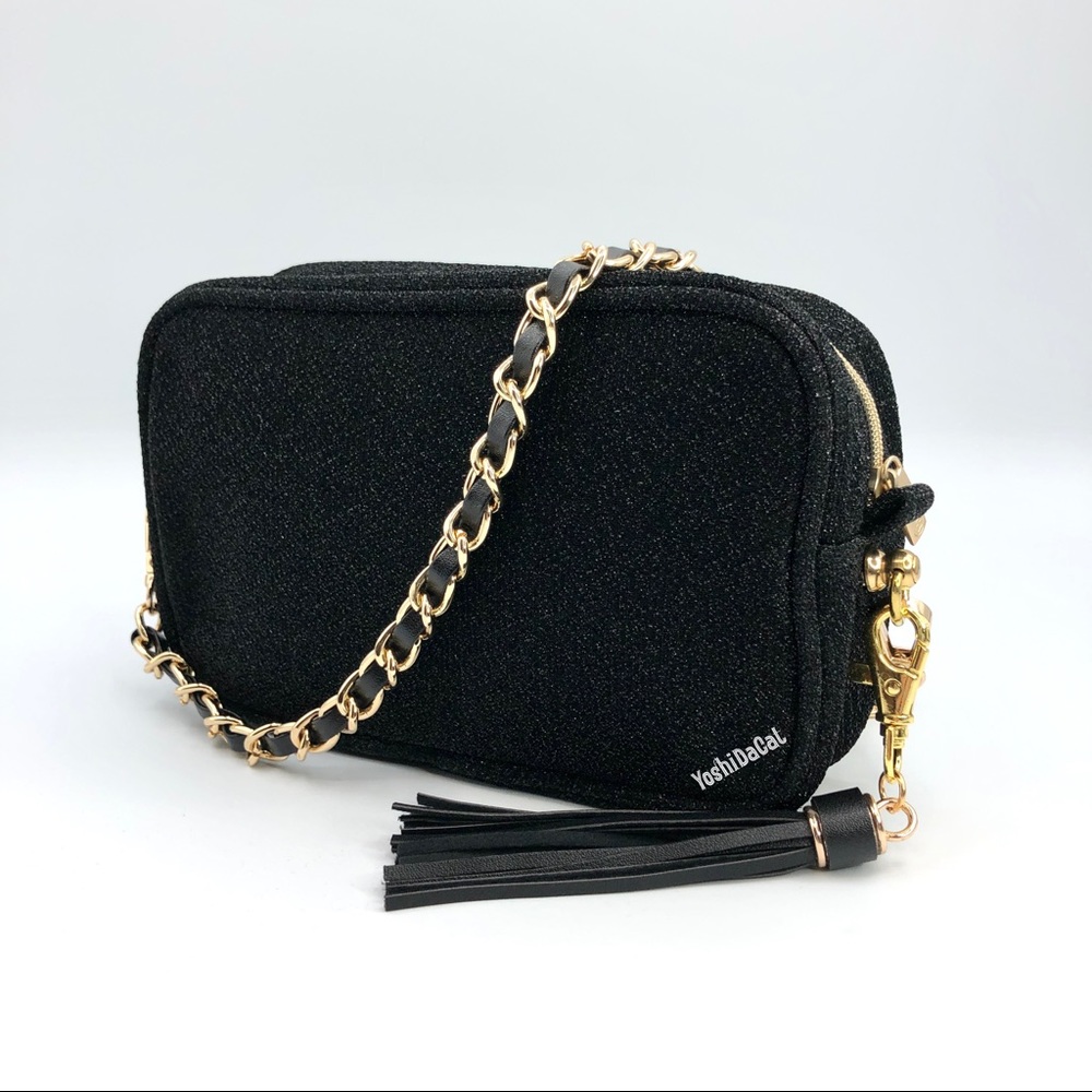🆕 Chanel Cosmetic Pouch to Crossbody Bag Purse - Picture 8 of 14